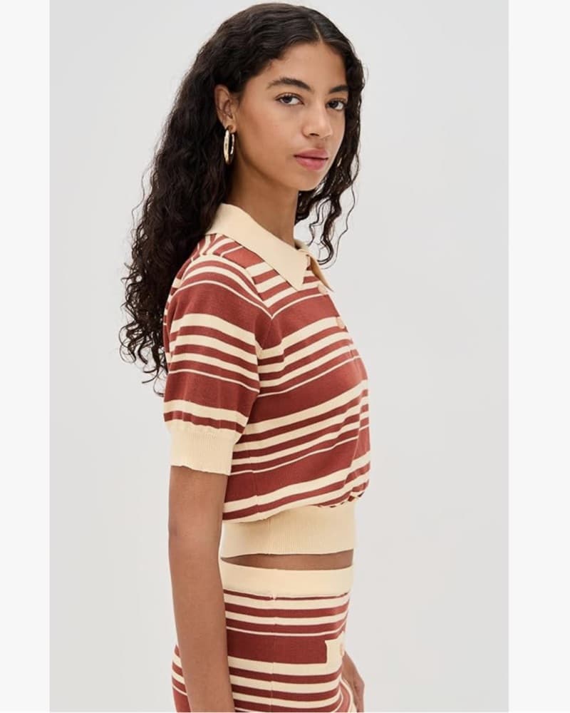 Knit Polo and Skirt Set - Image 3