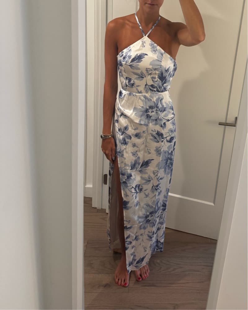 Reformation Mylah Silk Dress - Image 2