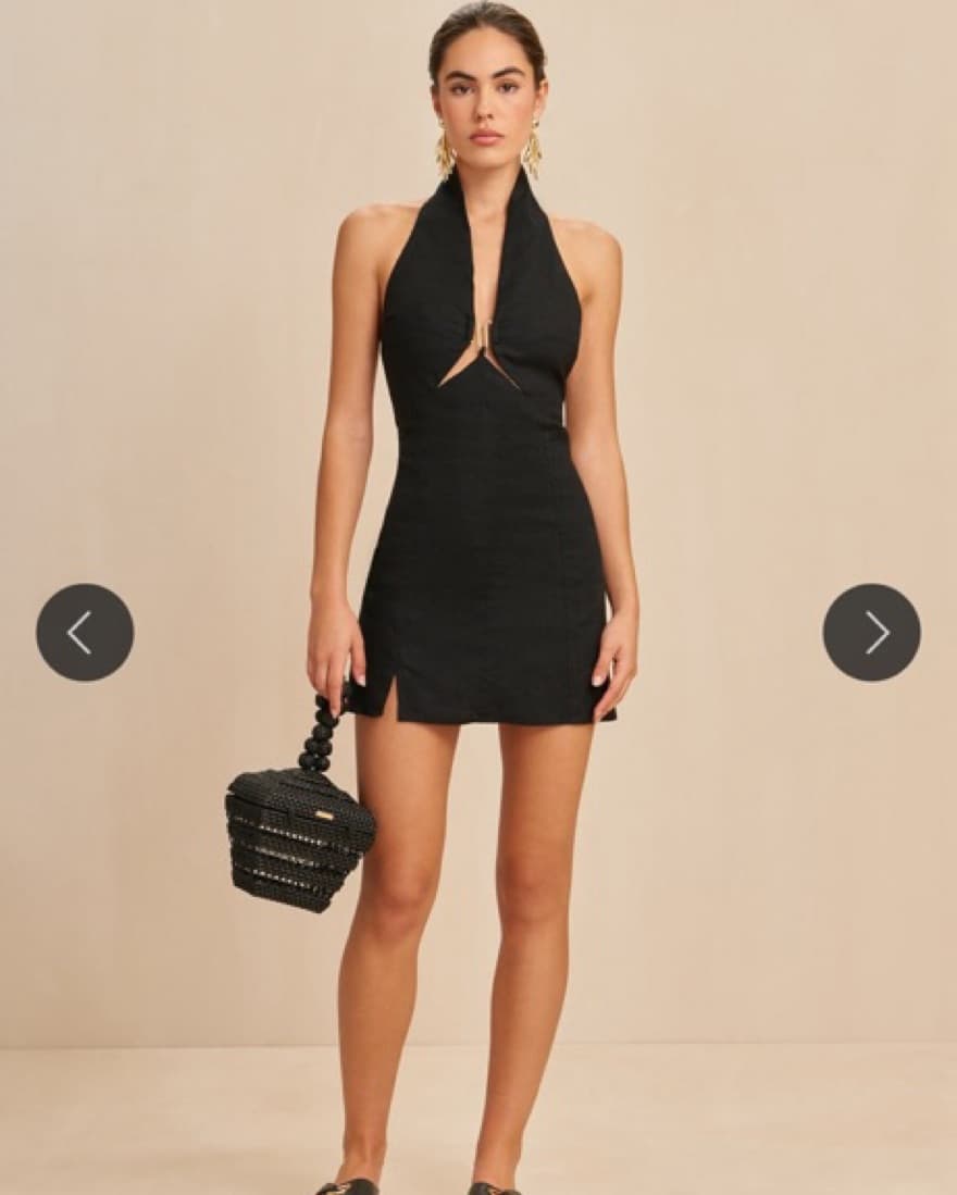 Cult Gaia RUMI DRESS - BLACK - Image 2