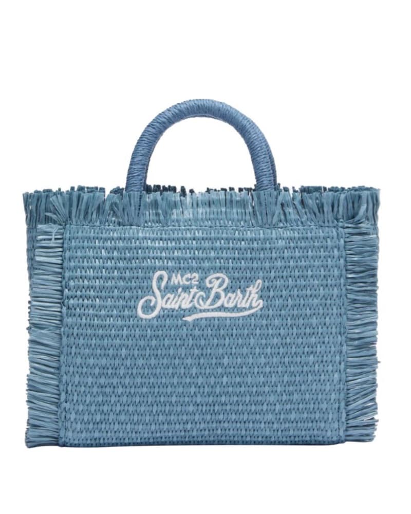 MC2 Saint Barth Blue Straw Effect Mini  - Image 2