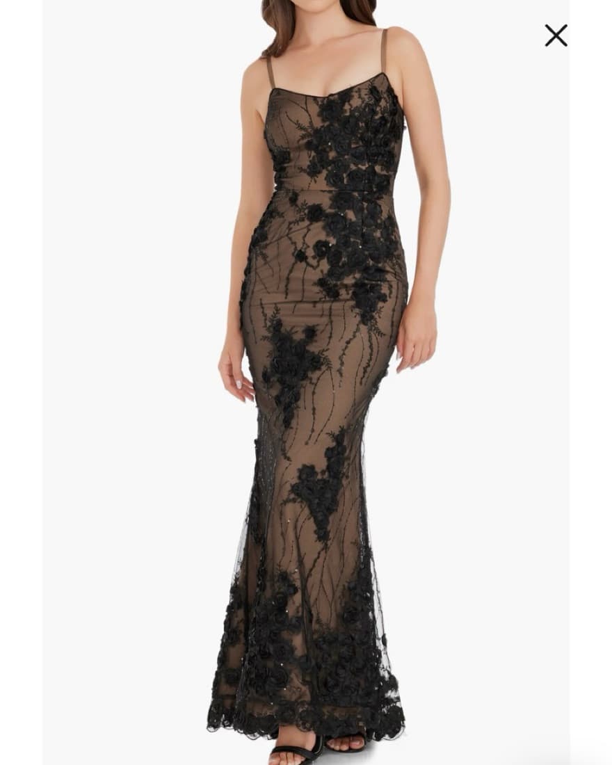 Dress The Population Black Lace Gown - Image 1
