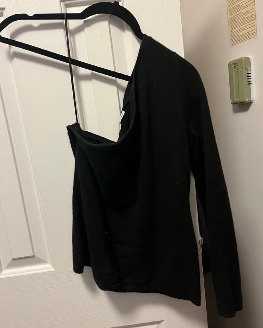 Cashmere One Sleeve Sweater - Image 1