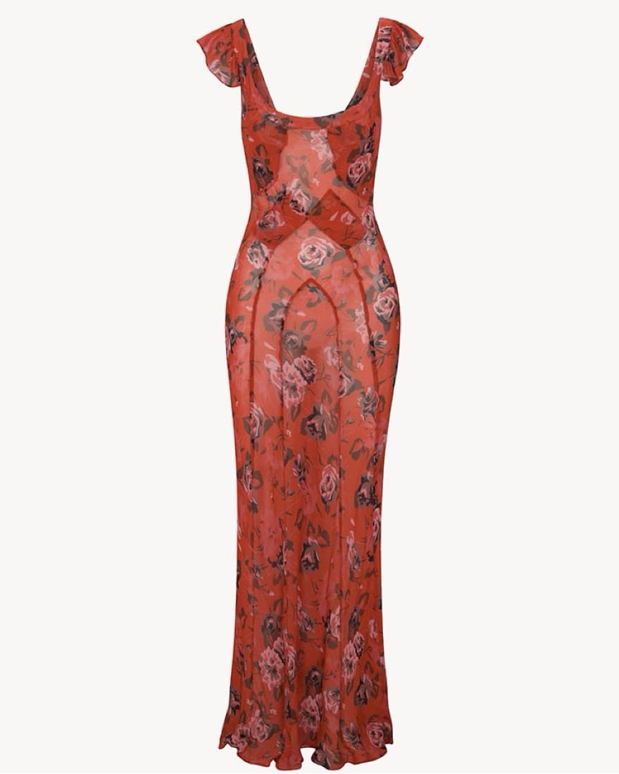 Red Realisation Par Dress - Image 2