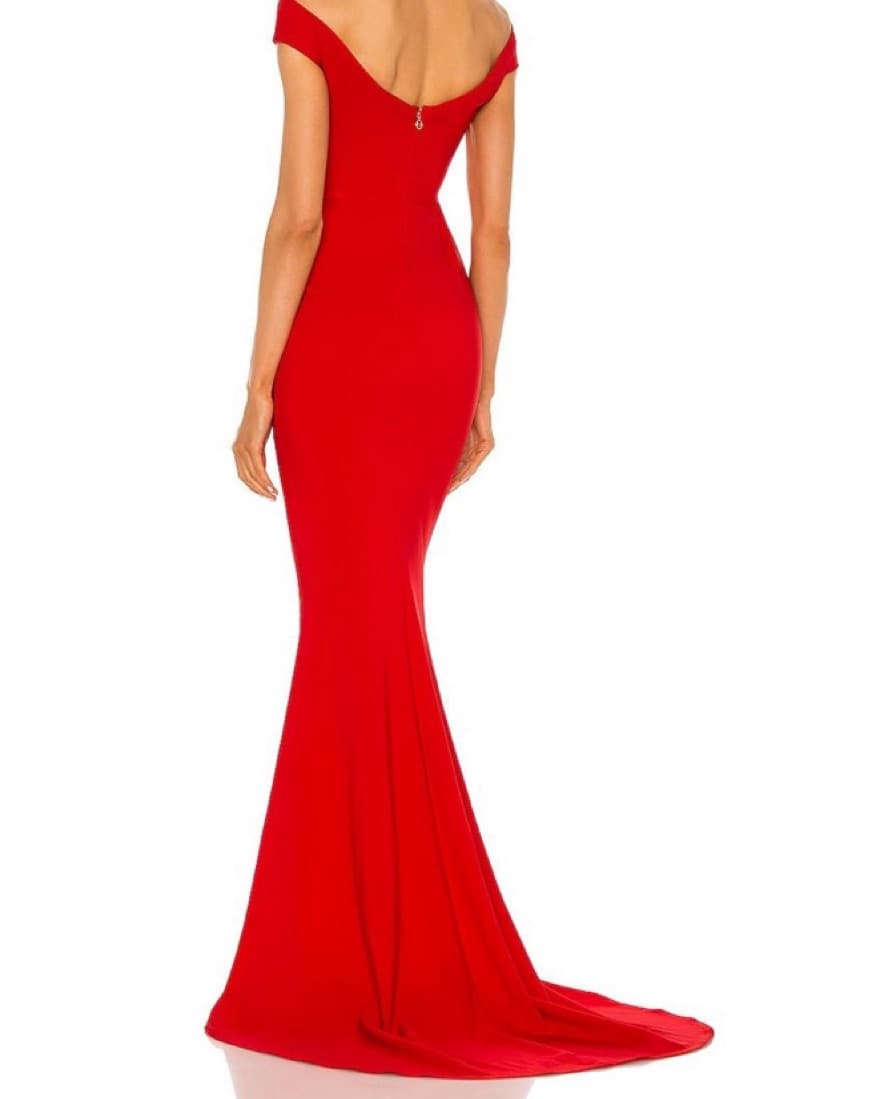 Stunning Red Mermaid Gown// Nookie  - Image 4