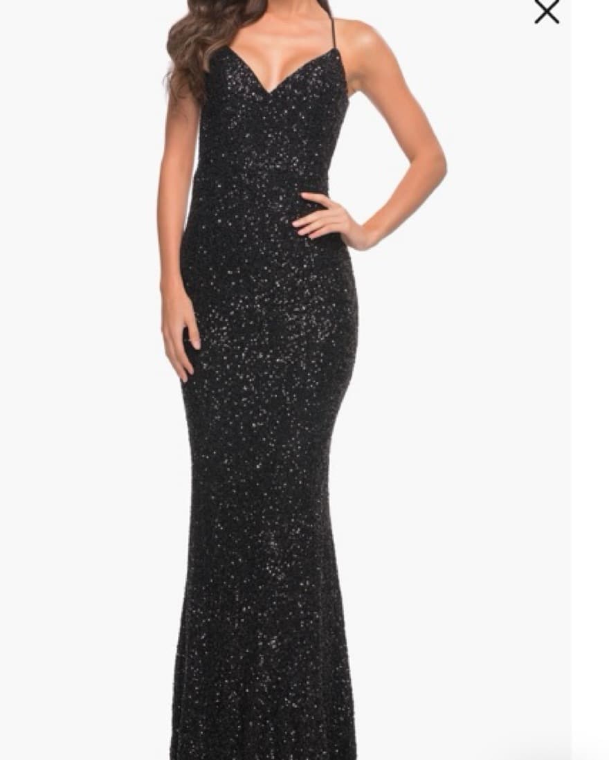 Black Sequin Gown  - Image 3