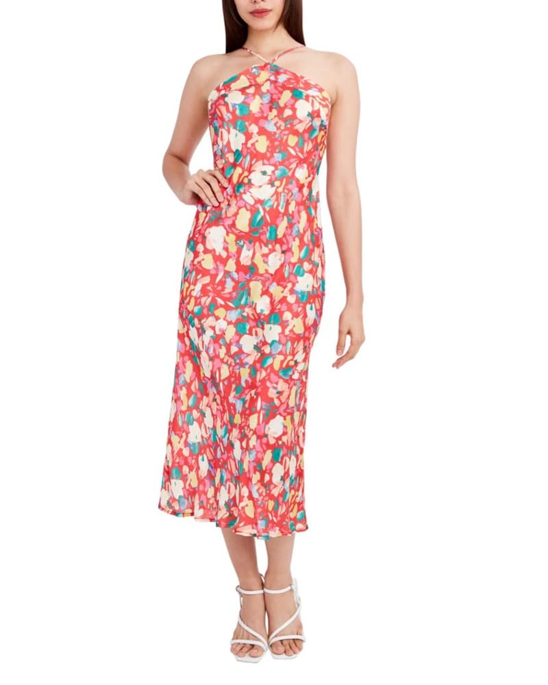 BCBG Halter Neck Maxi Dress Garden - Image 3
