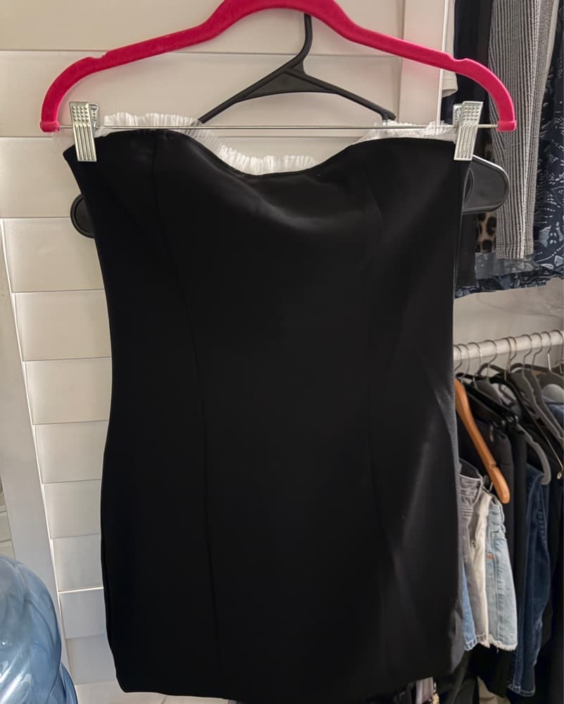 Black Mini Dress - Image 1