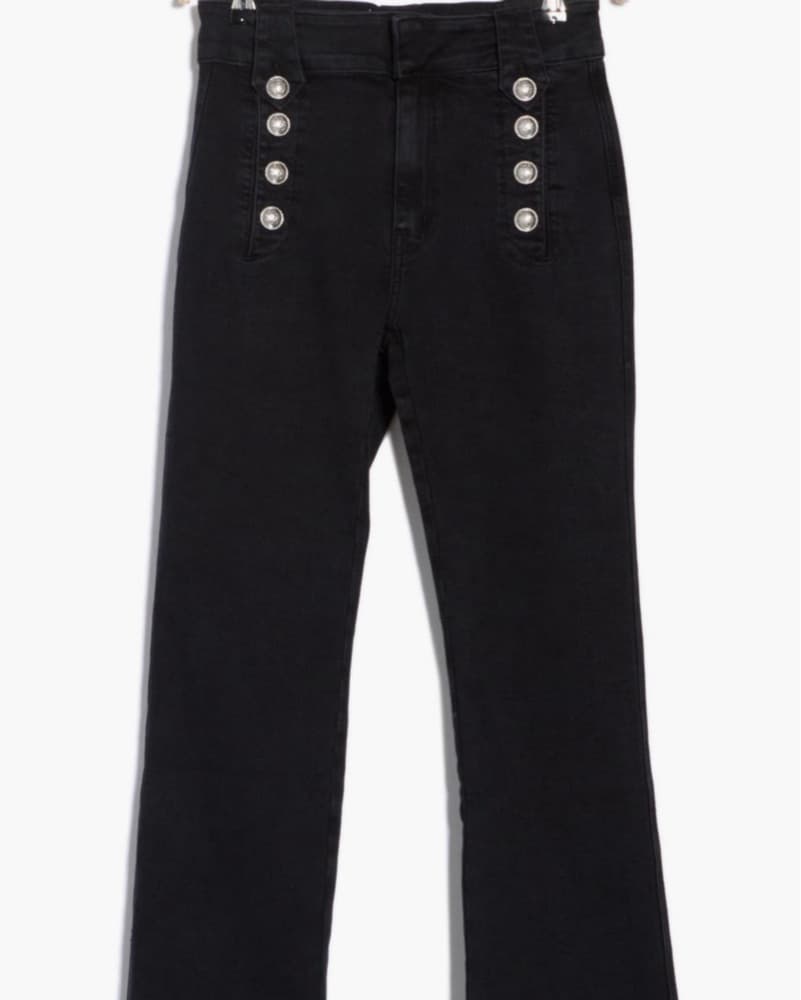 Button detail Black Jeans  - Image 3