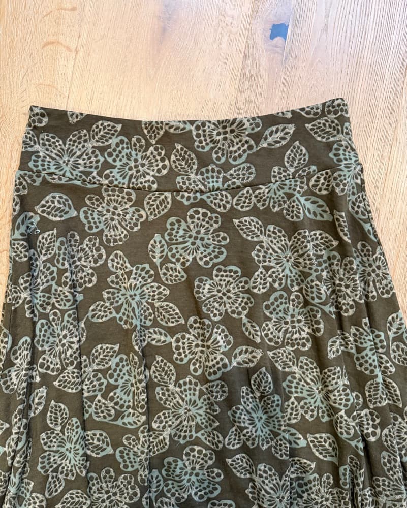 Floral Print Midi Skirt - Image 2