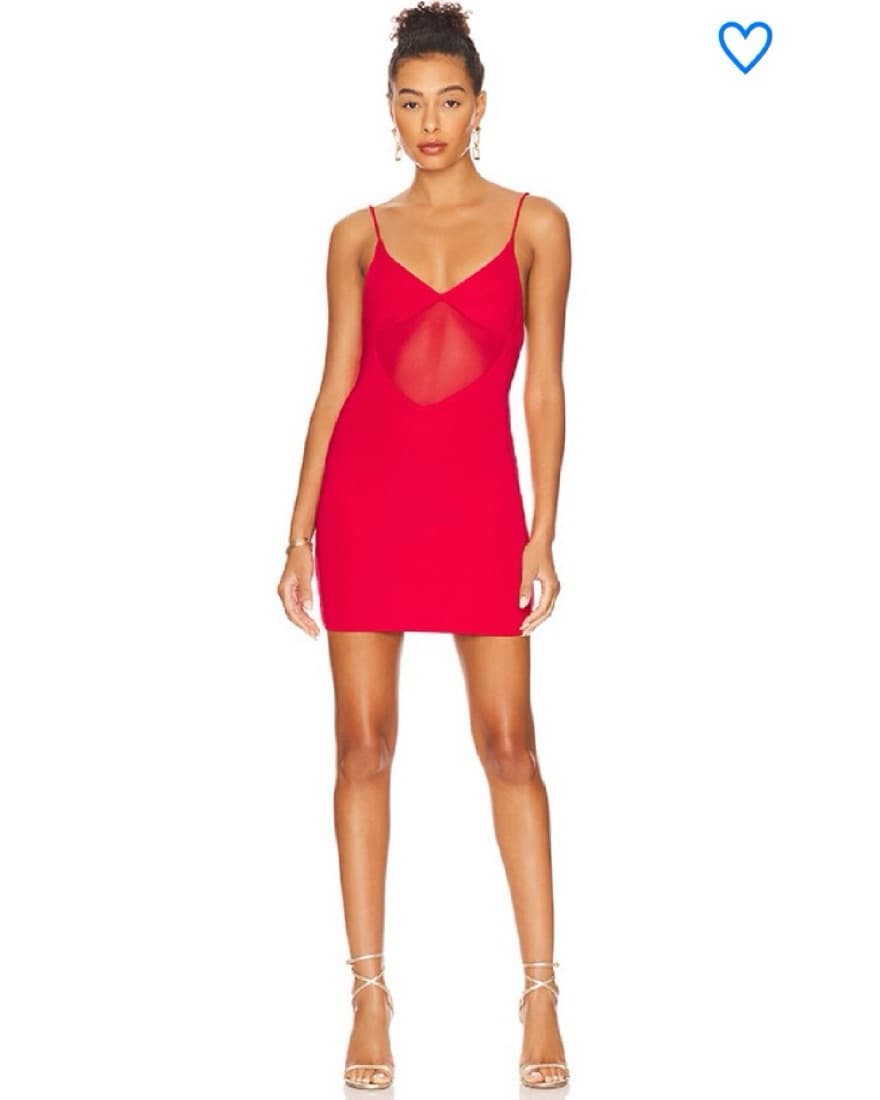 Red Revolve Mini Dress - Image 1