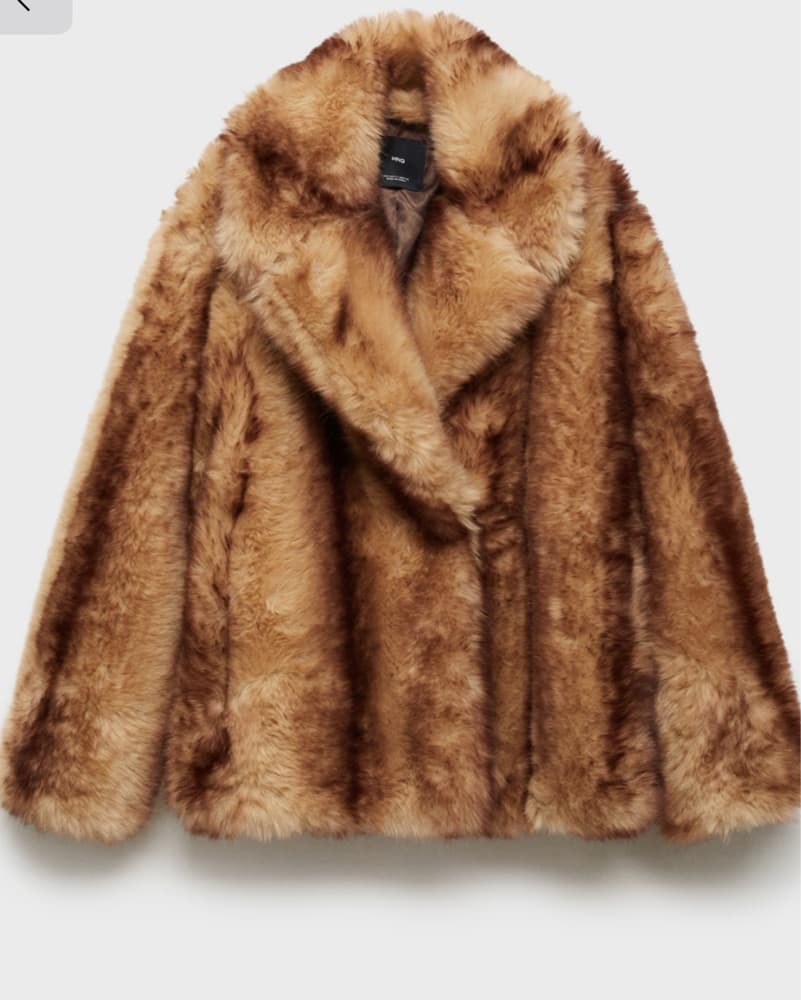 Mango Mixed Faux Fur Jacket - Image 2