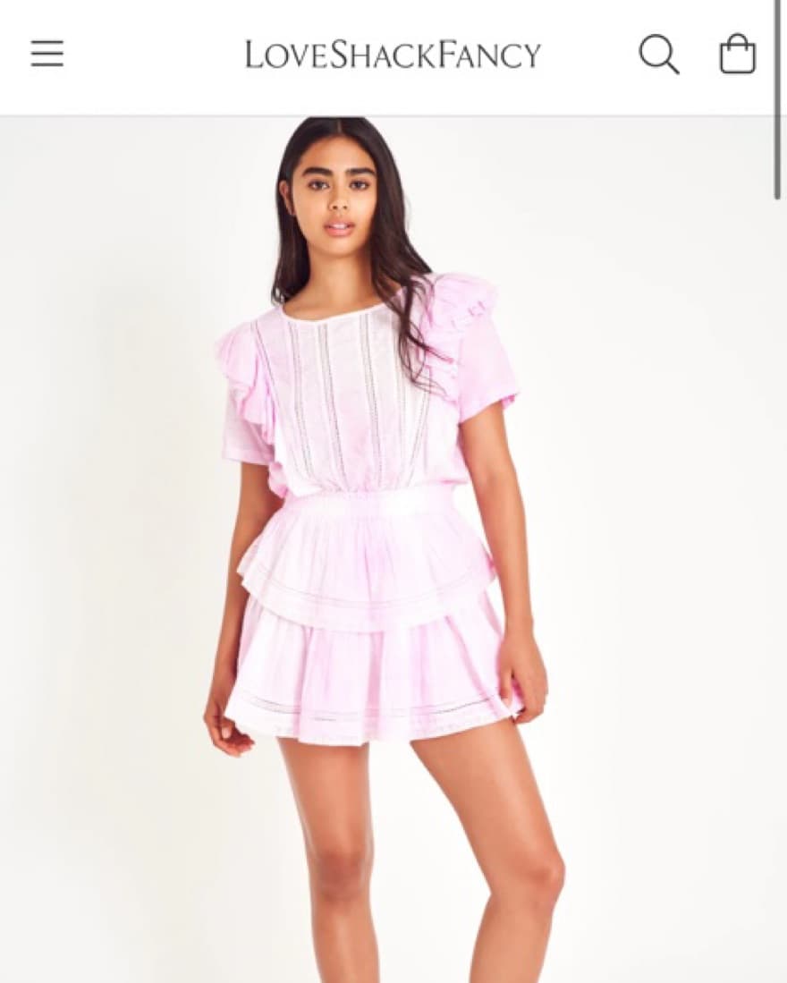 Loveshack Fancy Pink Dress - Image 1