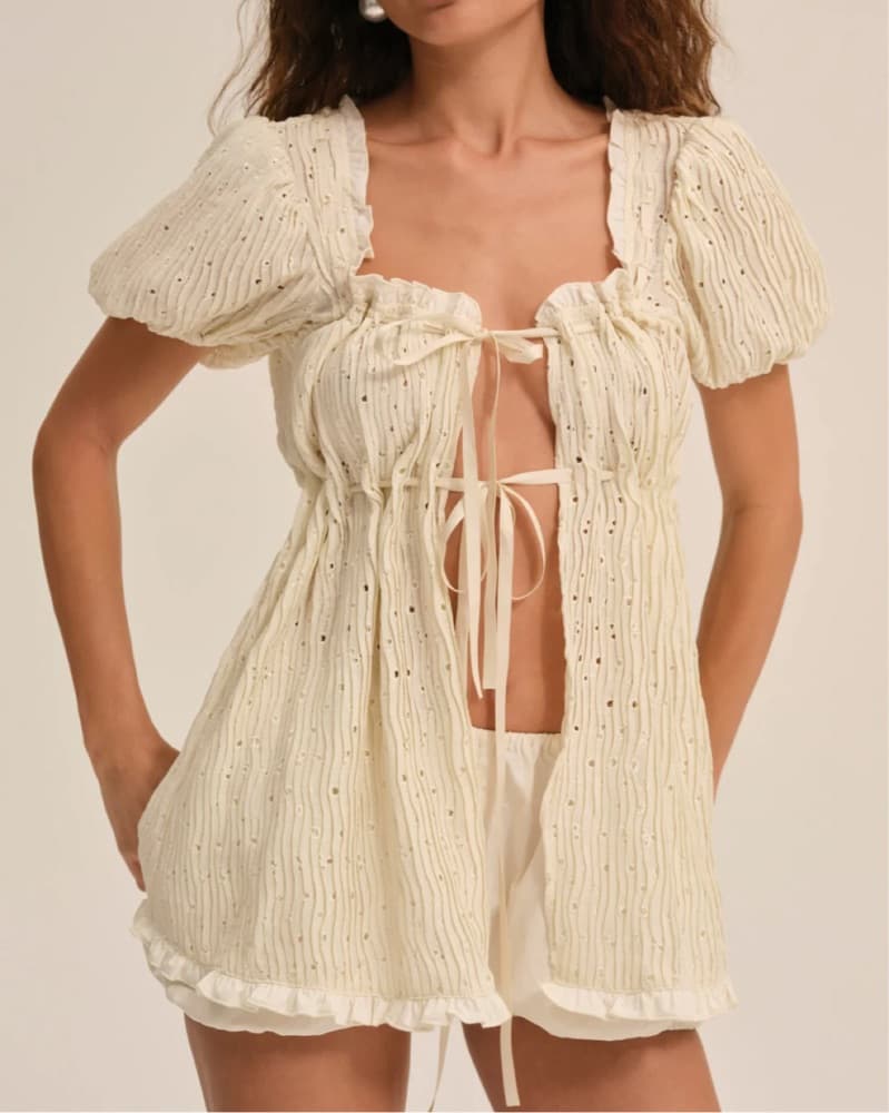 For Love And Lemons Erika Babydoll Set - Image 1