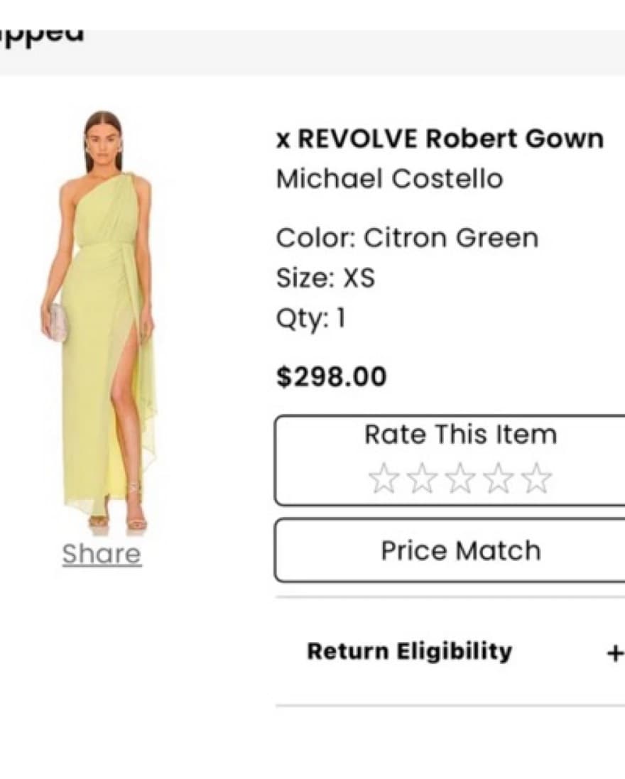 Michael costello x revolve Robert Gown - Image 1