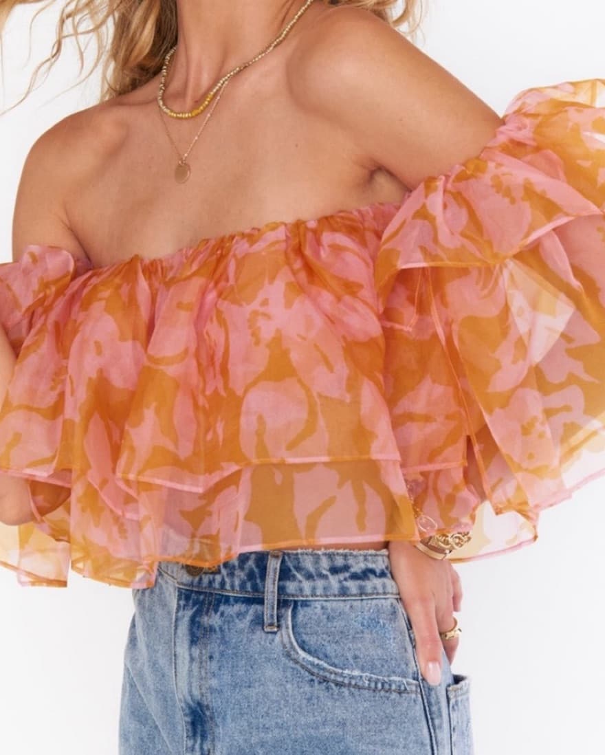 Show Me Your Mumu Rosella Ruffle Top  - Image 1