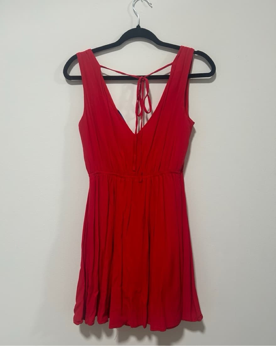 Red Mini Dress - Image 1
