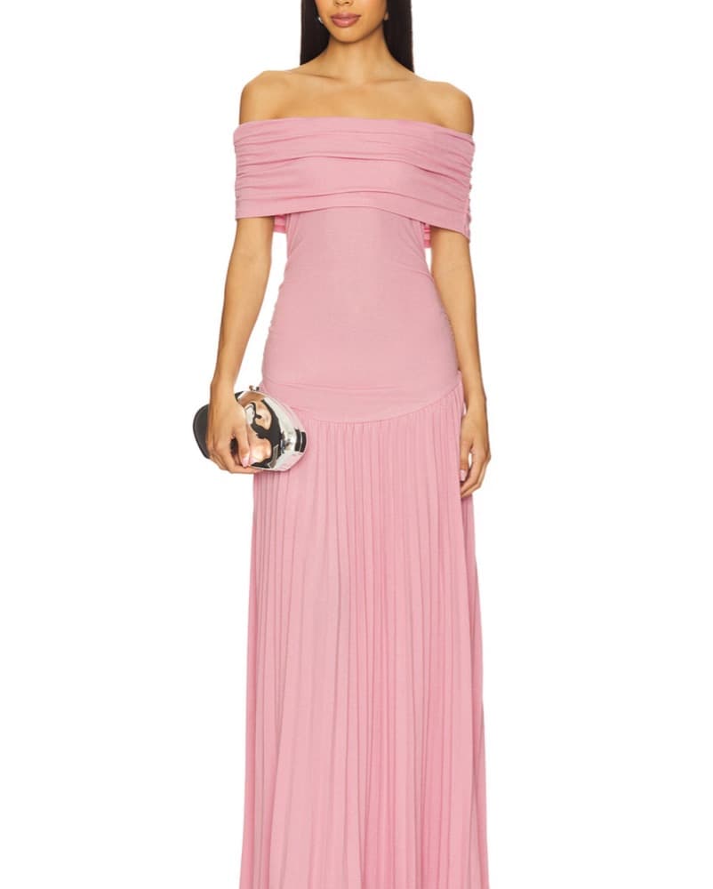 Pink Lioness Drop Wait Maxi Dress  - Image 2