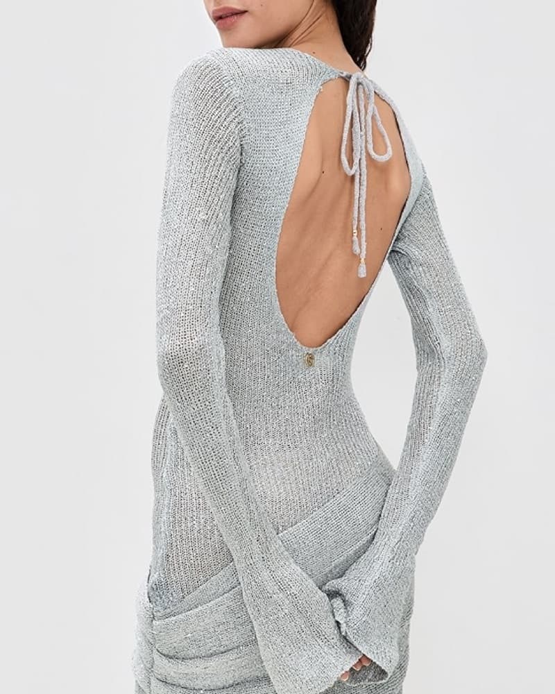 BANANHOT Glitter Sequin Mini Jones Dress - Image 3
