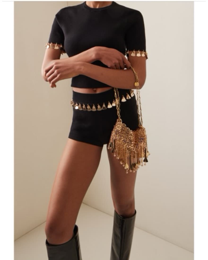 Rabanne Bag | Gold Bag | Gold Wedding Guest Bag - Image 3