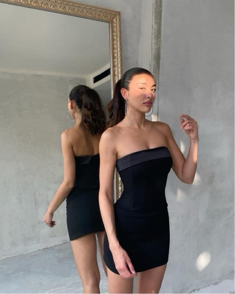 With Jéan Black Chloe Corset Dress - Image 4