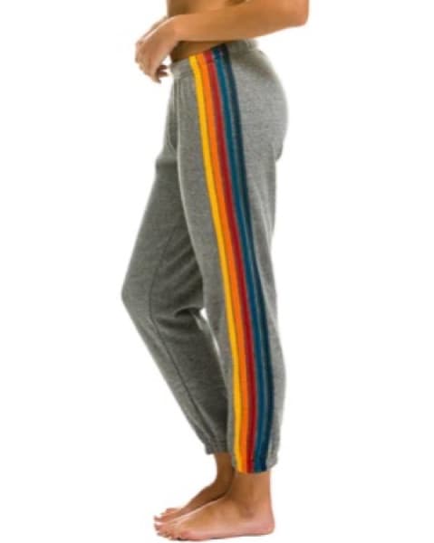 Aviator Nation Gray Striped Sweats Set - Image 3
