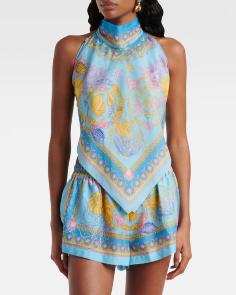 Versace Halter Top & Shorts - Image 1