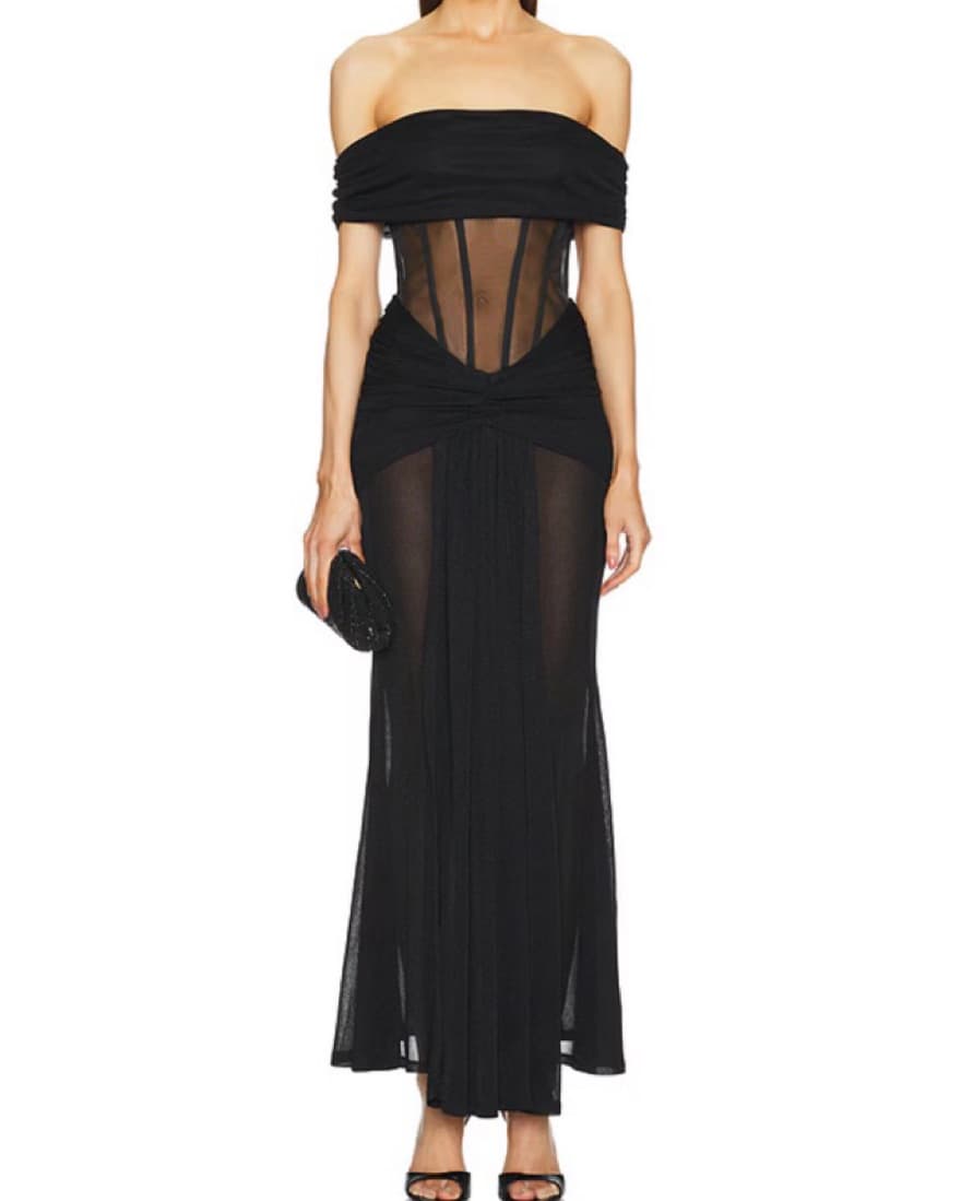 REVOLVE Catalina Gown in Black Michael C - Image 1