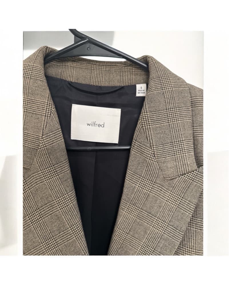 Aritzia Wilfred Plaid Blazer, 0  - Image 5
