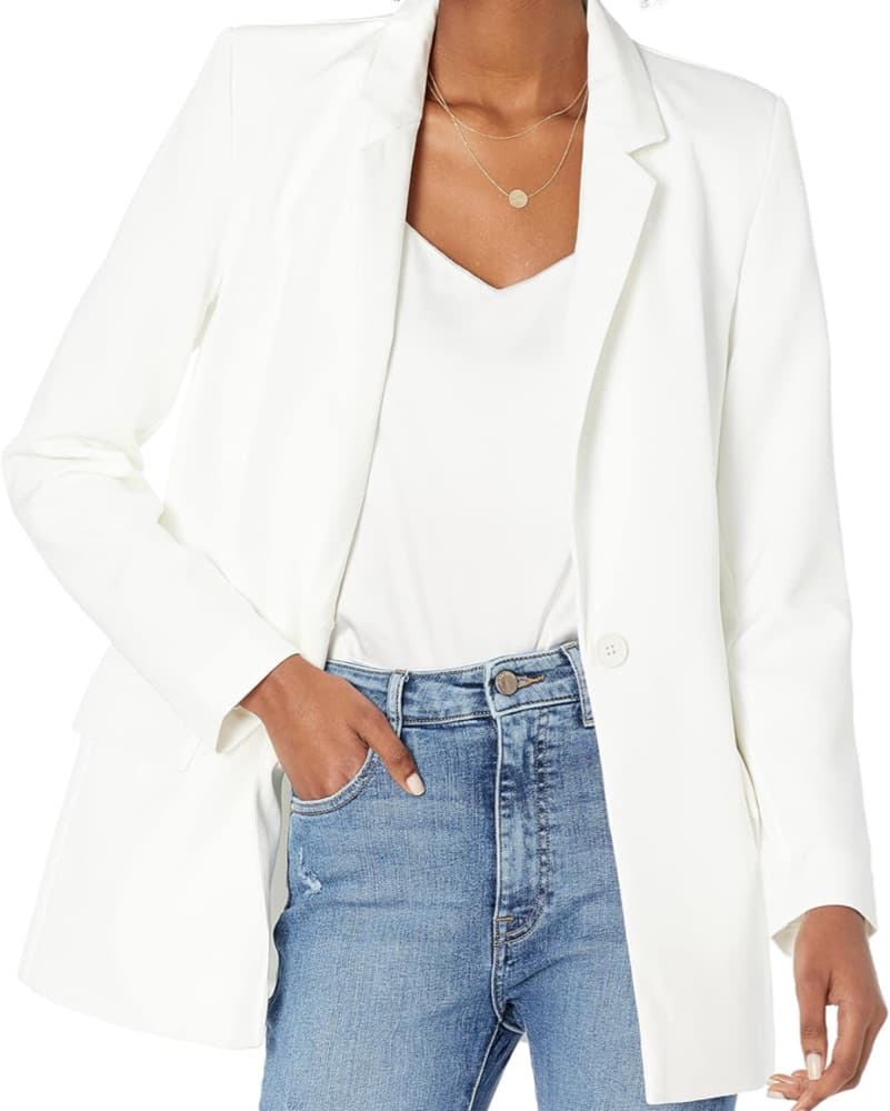 The Drop White Oversized Blazer  - Image 3