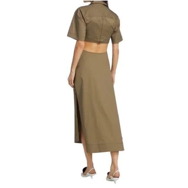 A.L.C Georgia Collared Shirt Dress - Image 2