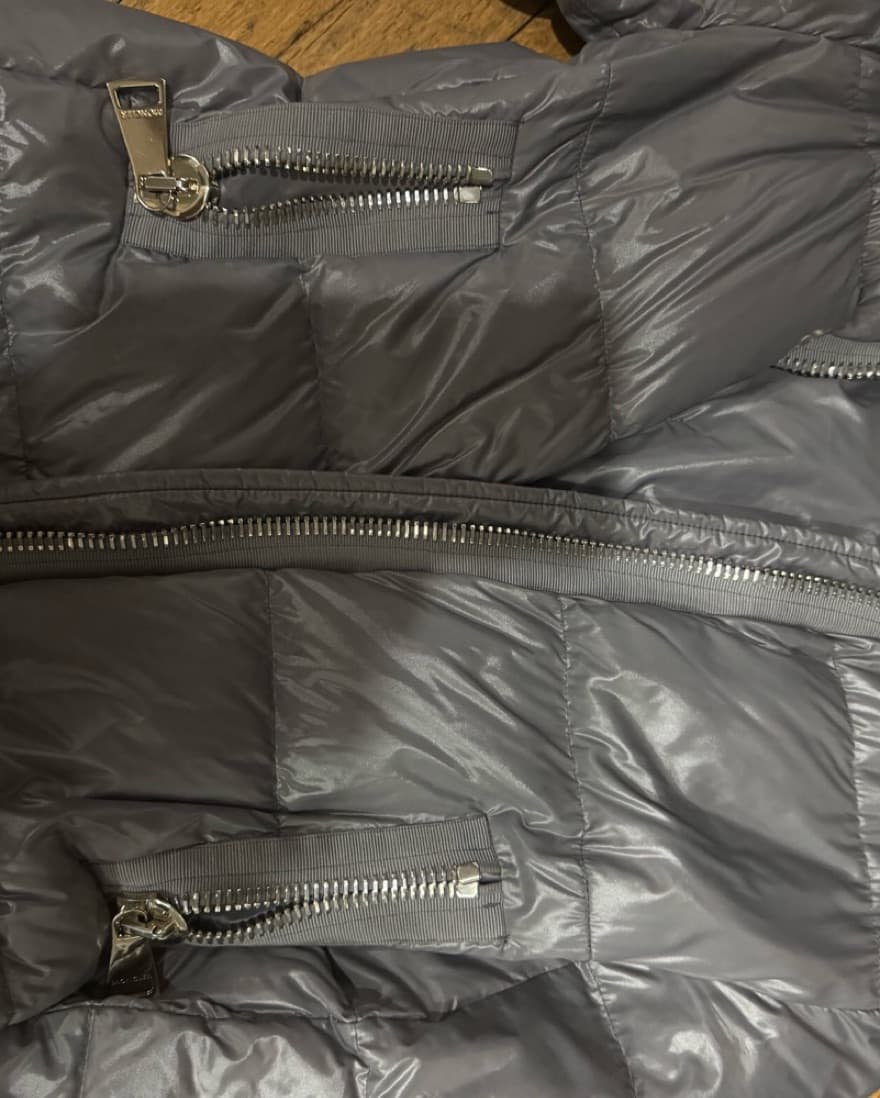 MONCLER Puffer ice Gray Jacket - Image 6
