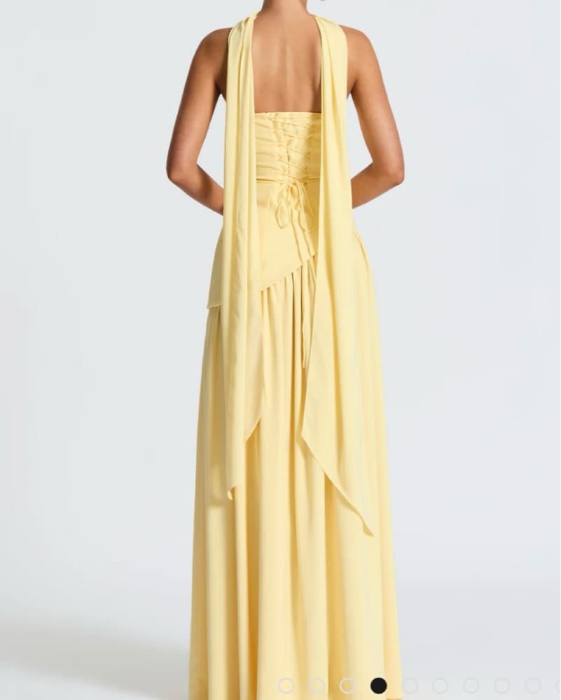 Babyboo Maliyah Maxi Yellow Dress - Image 4