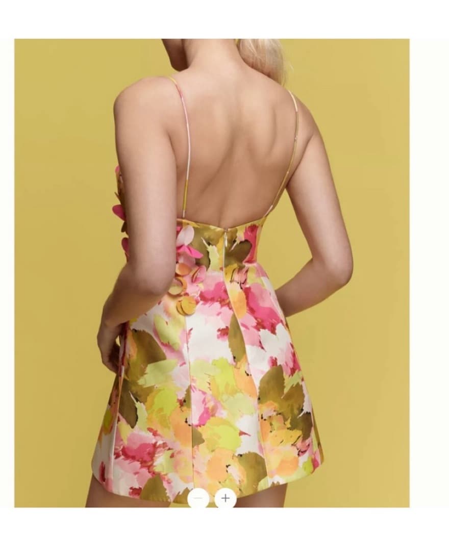 Acler Floral Mini Dress - Image 2