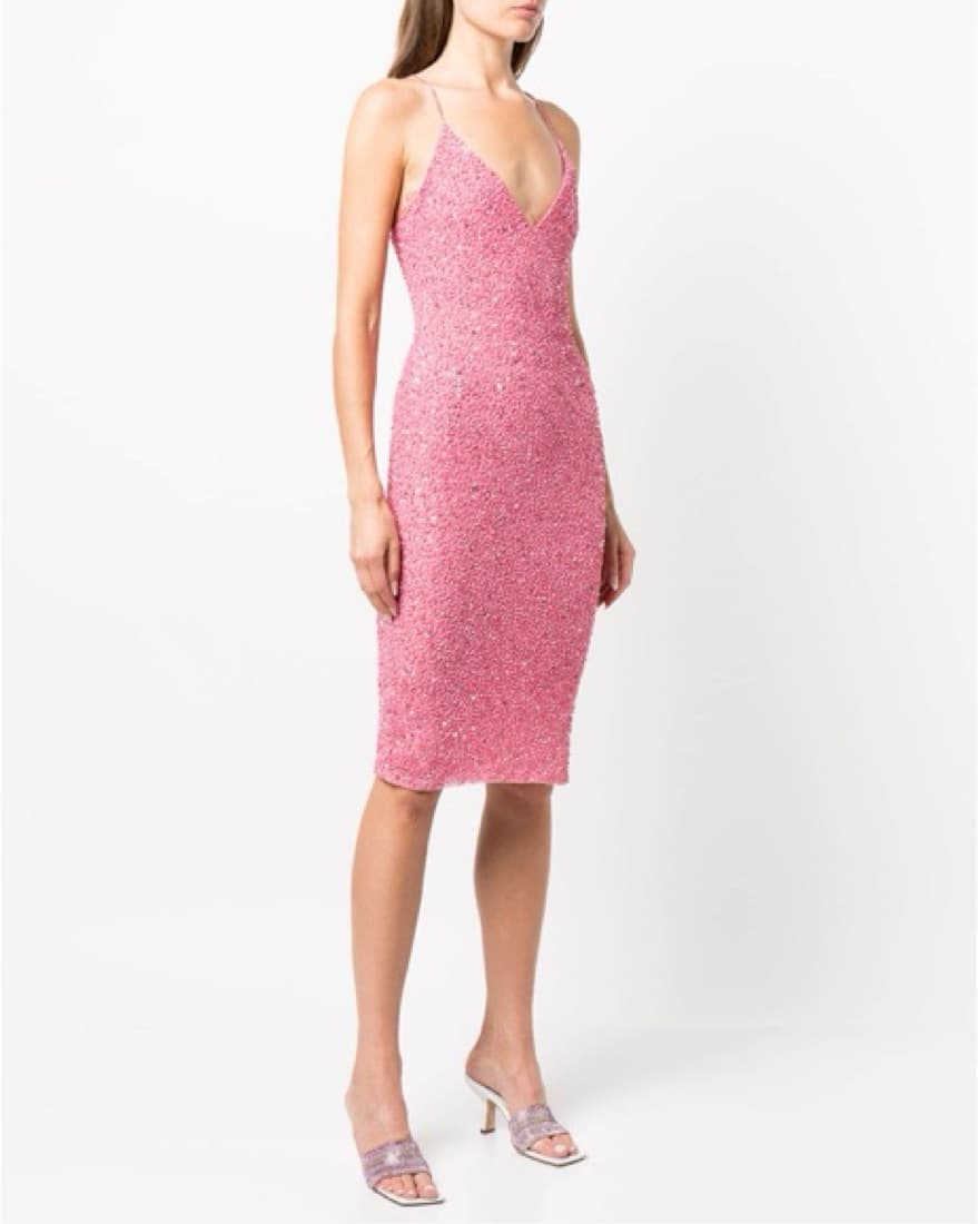 Retrofete Billie Sequin Dress Size Small - Image 6