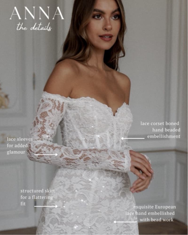 Rosie Etienne Bridal Anna Dress  - Image 2