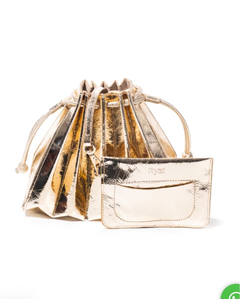Gold Crossbody/clutch Bag - Image 5