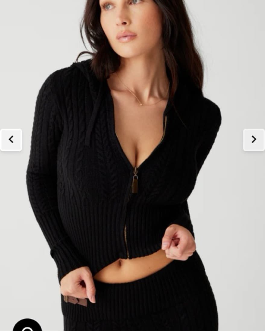 Frankies Bikinis Fleur Cable Knit Set - Image 4
