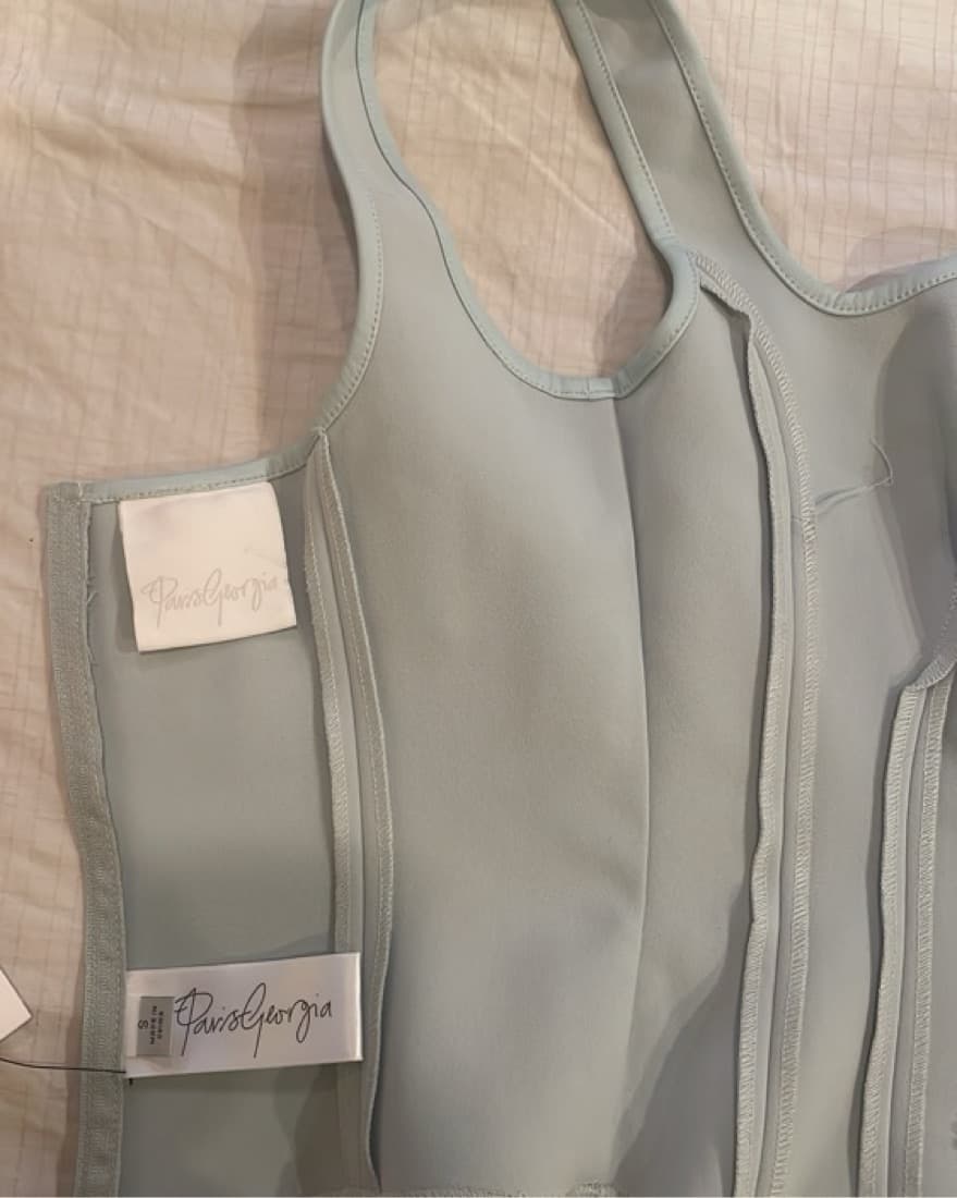Paris Georgia Blue Corset Top - Image 5
