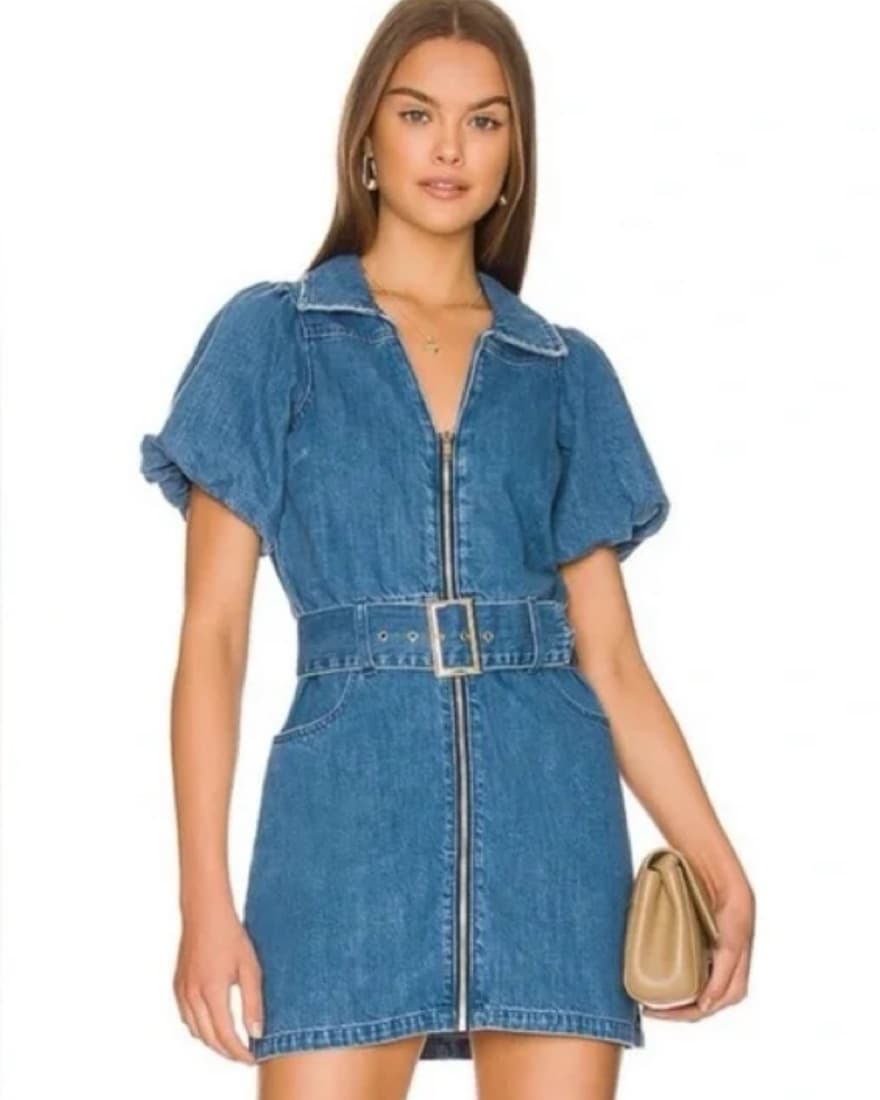 Show Me Your Mumu Denim Dress - Image 1