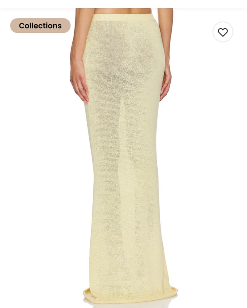 SEROYA Kora Skirt In Butter - Image 4