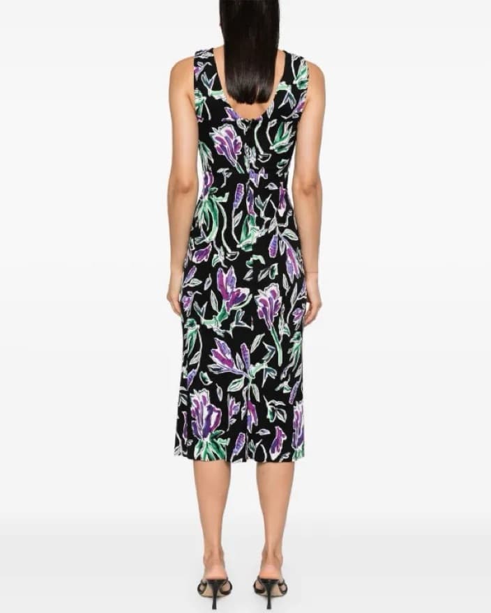 Diane Von Furstenberg Floral Midi - Image 4