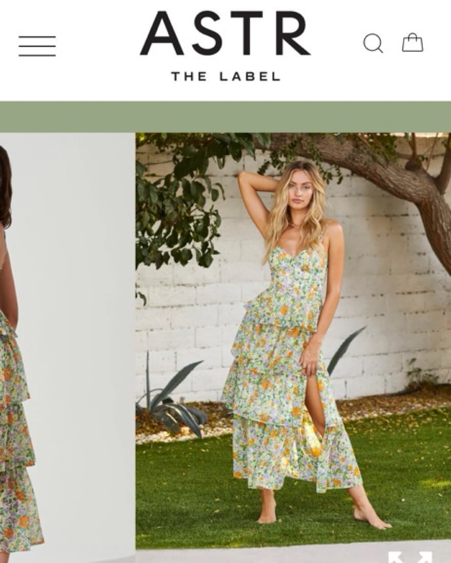 ASTR the label midsummer Floral Tiered - Image 2