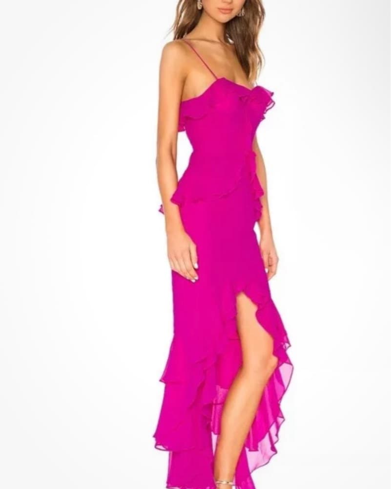 LOVERS & FRIENDS Melissa Gown in Magenta - Image 2