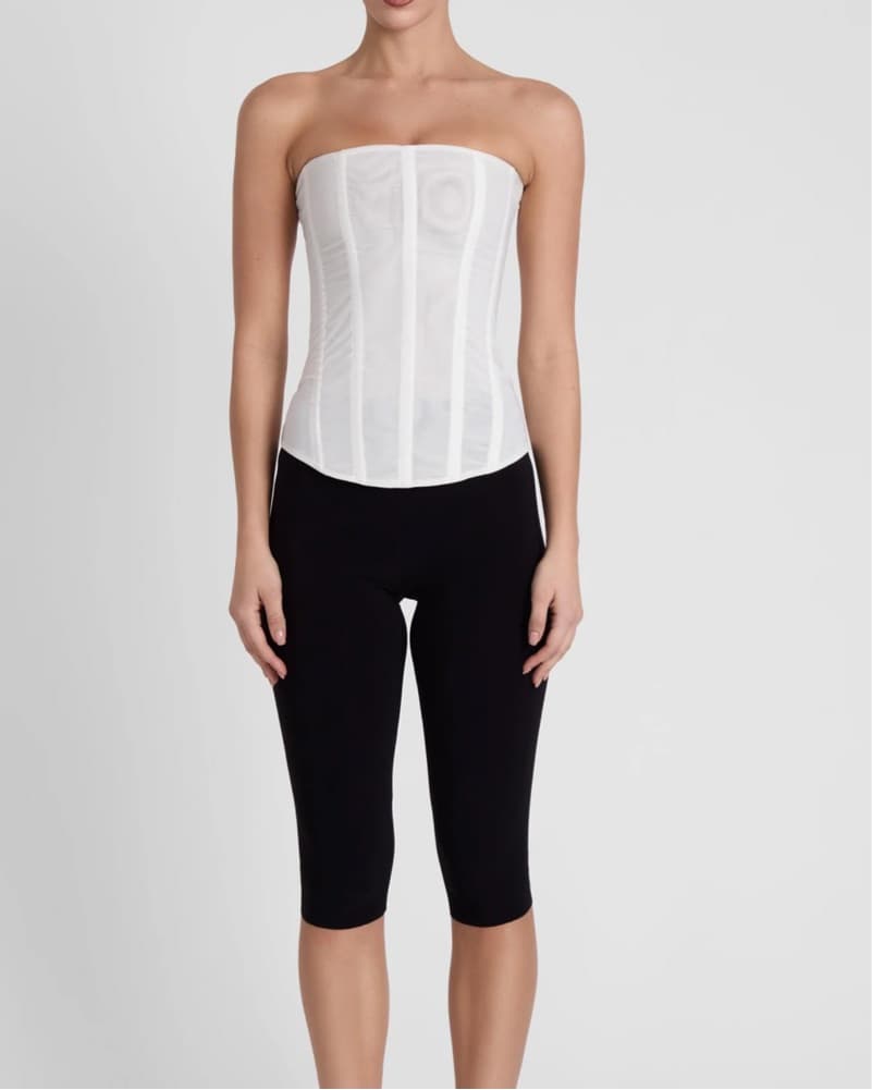 LEAU Mesh Corset Top - Image 3