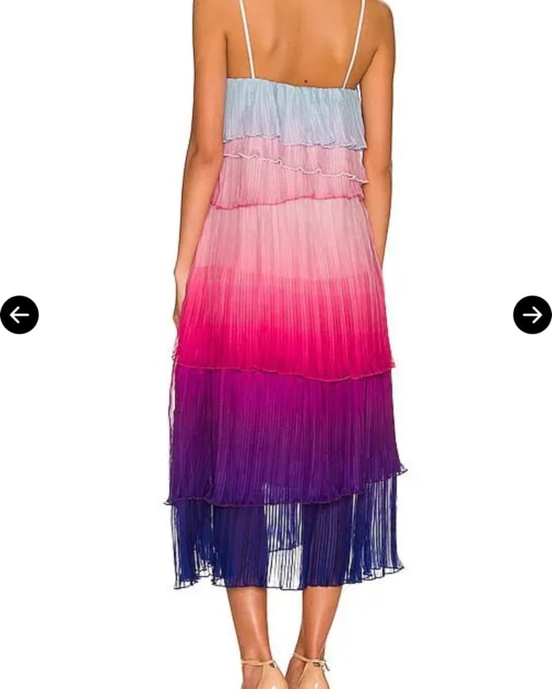 Ombre Pleated Dress - Sold Out - Image 2