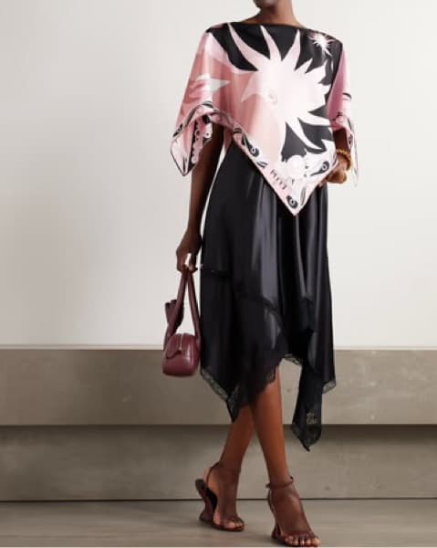Pucci Pink Cape Top - Image 4