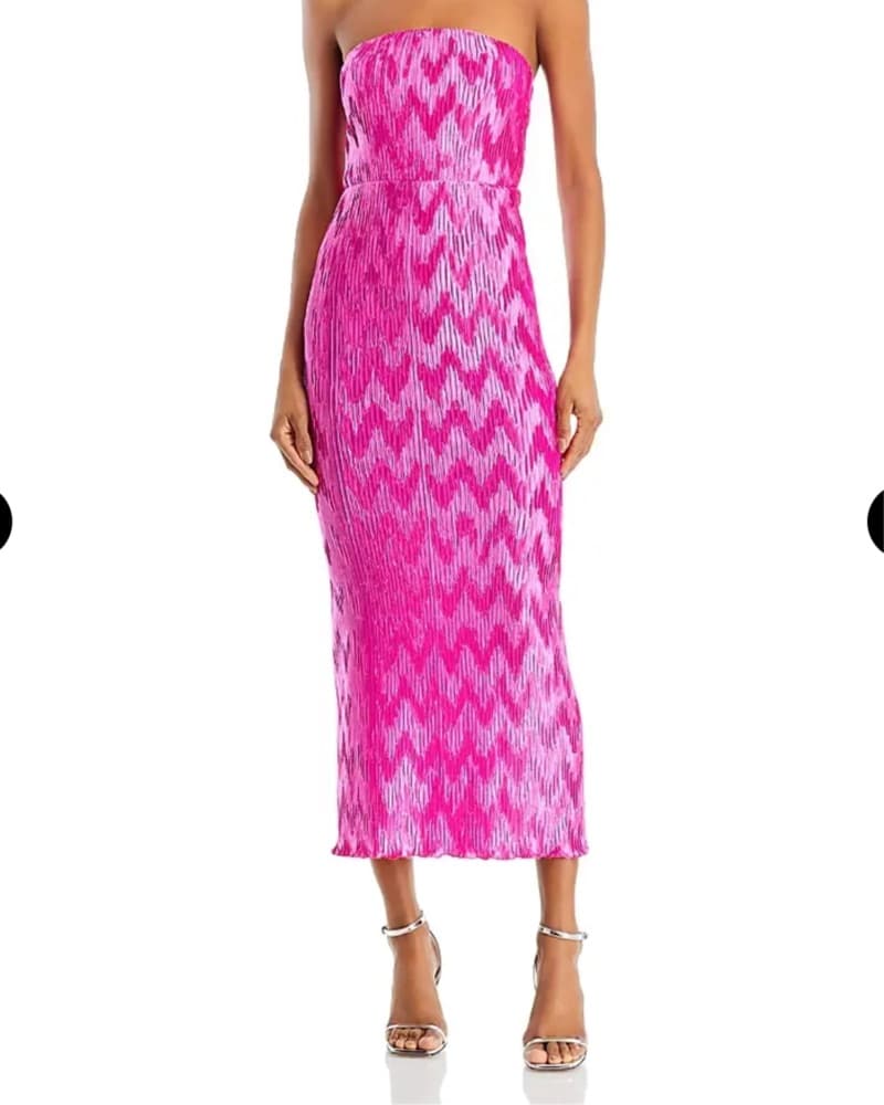 Lidee Pink Strapless Dress - Image 1