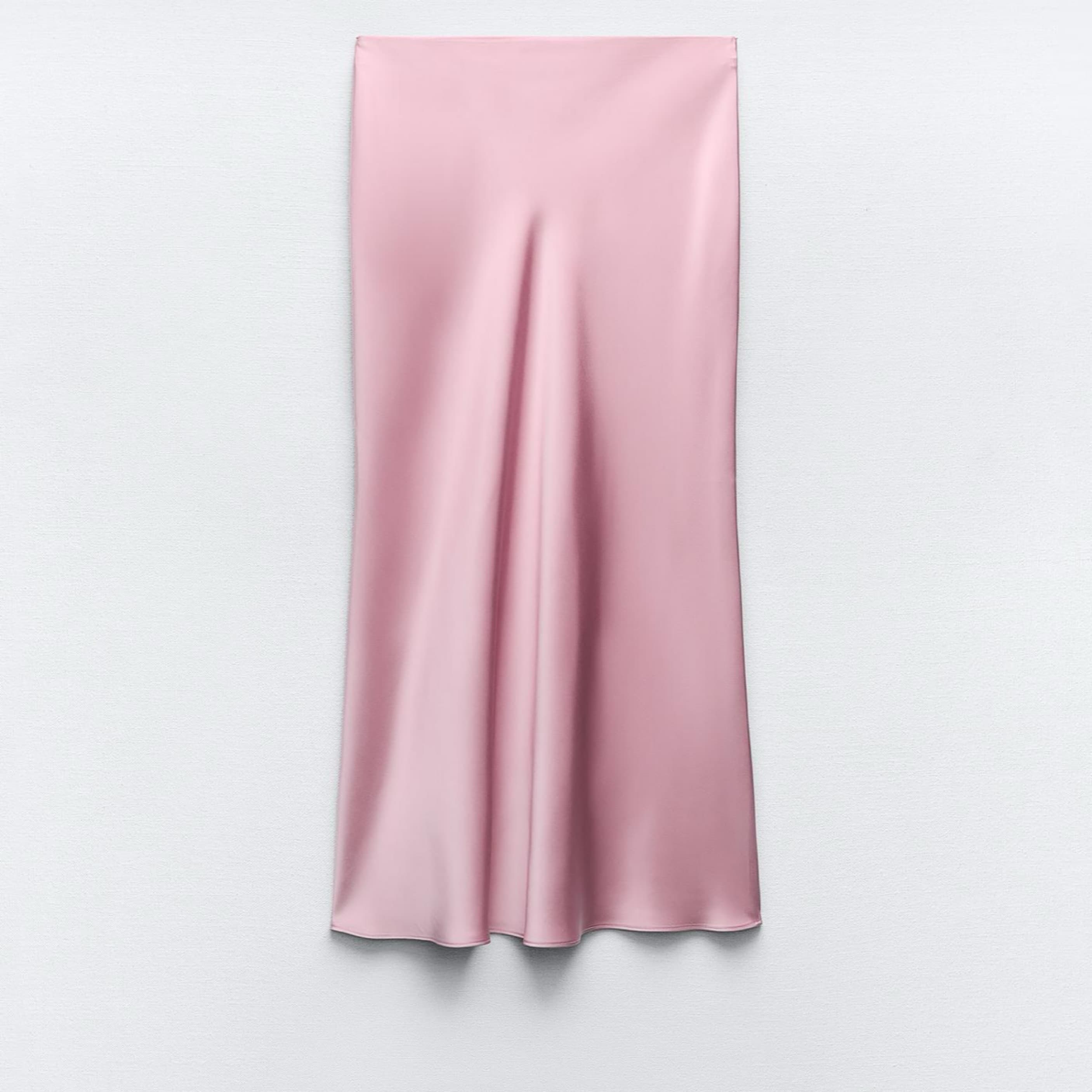 Pink Satin Skirt - Image 4