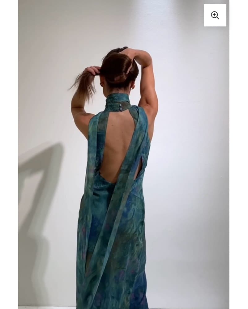 Monet Dress - Irises  - Image 2