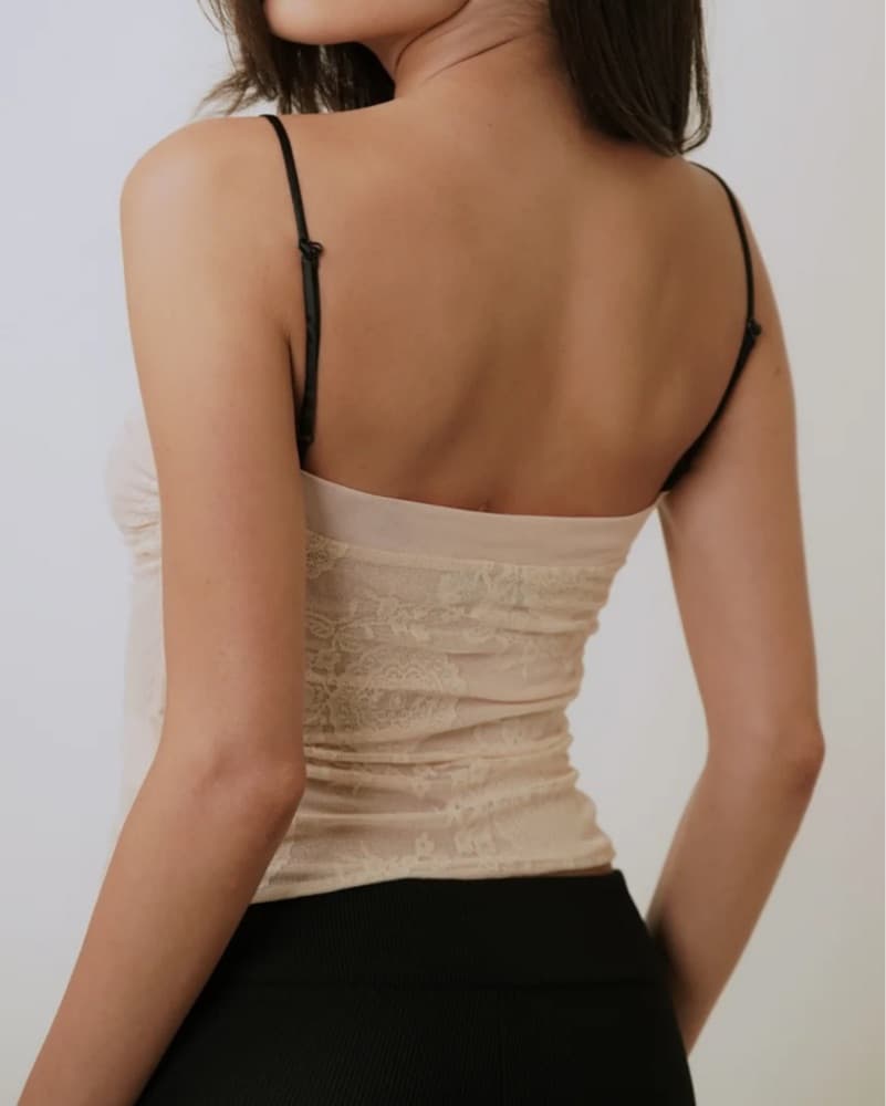 Fait Par Foutch Silvi Lace Cami - Image 3